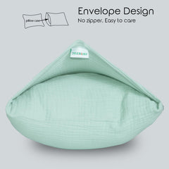 Dormlony soft breathable fabric detail suited for hot nights and comfortable sleep.