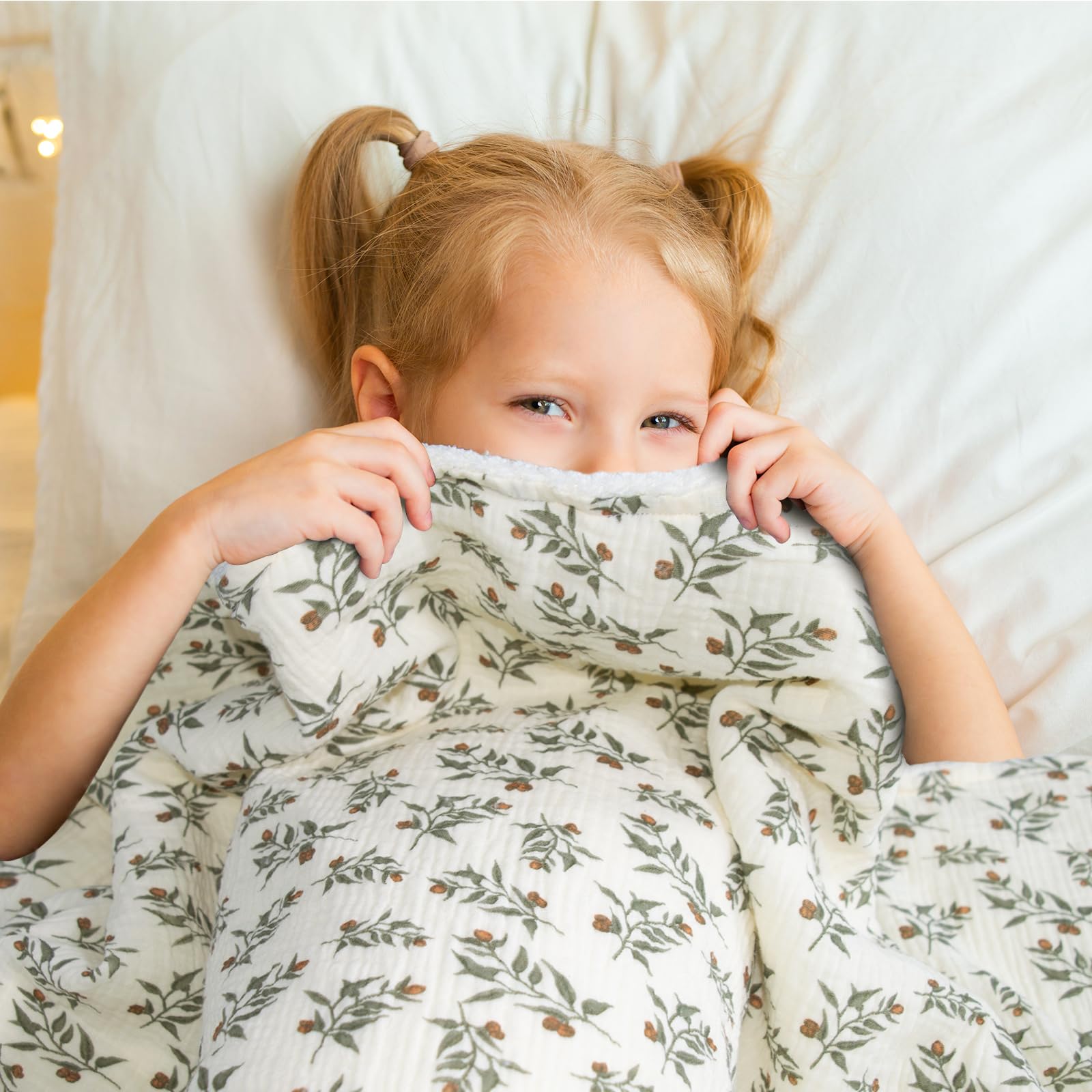 Dormlony blanket doubles as stroller cover and baby quilt