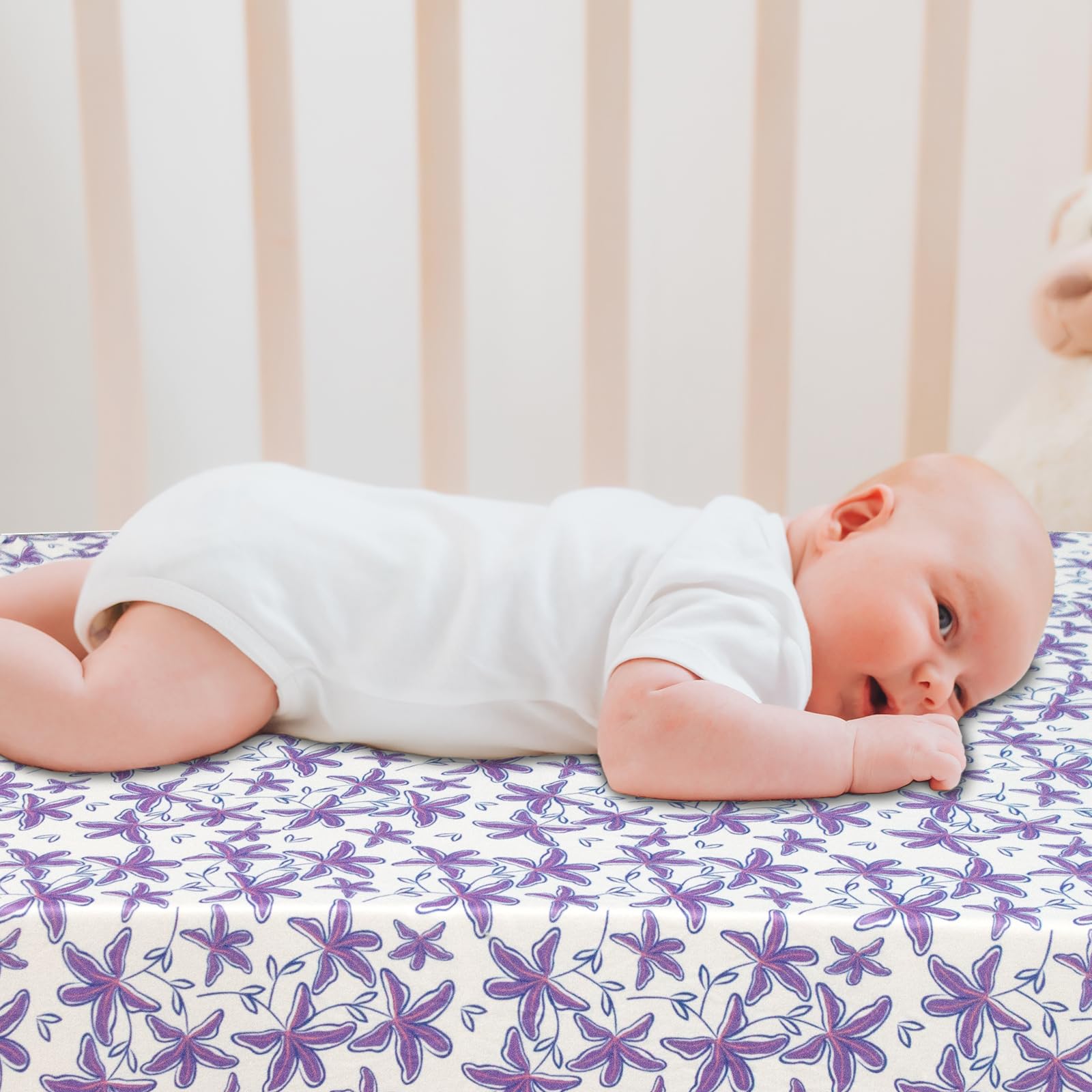 Dormlony standard 52x28 inch fit for cribs and toddler beds.