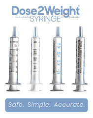 Dose-2-Weight Syringe features lower incremental dosing options.
