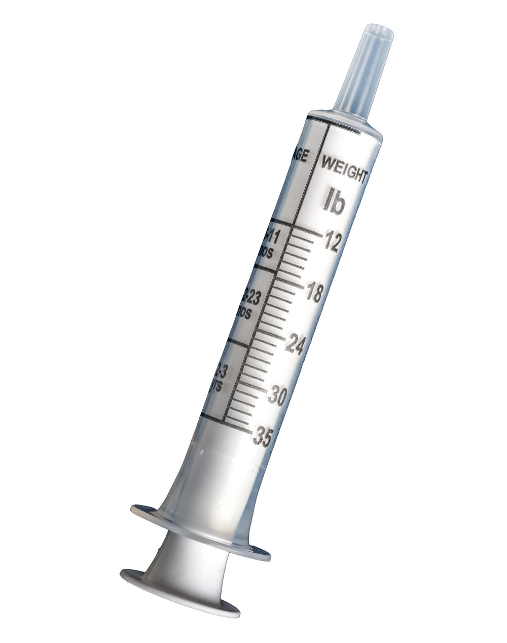 Dose-2-Weight Syringe is made in America for reliability.