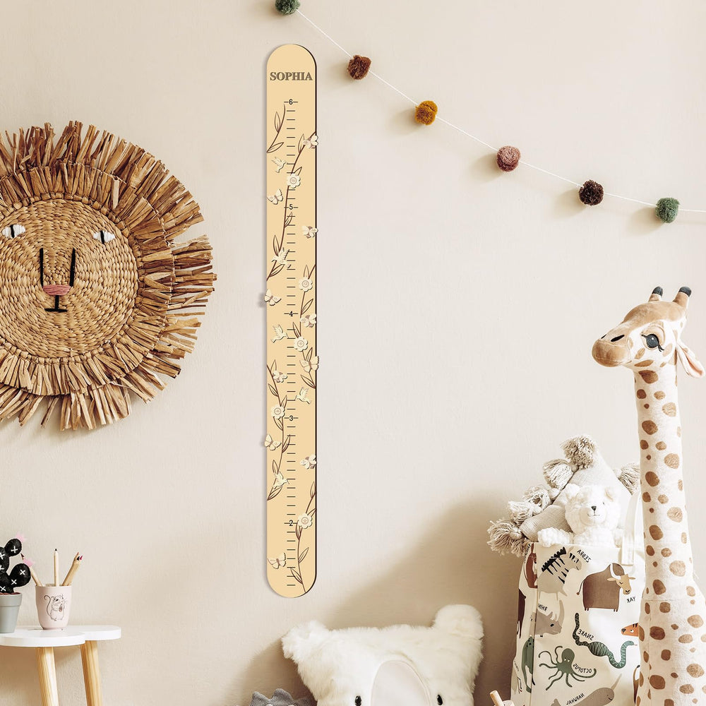 DoubleFill kids growth chart as a timeless keepsake and room accent