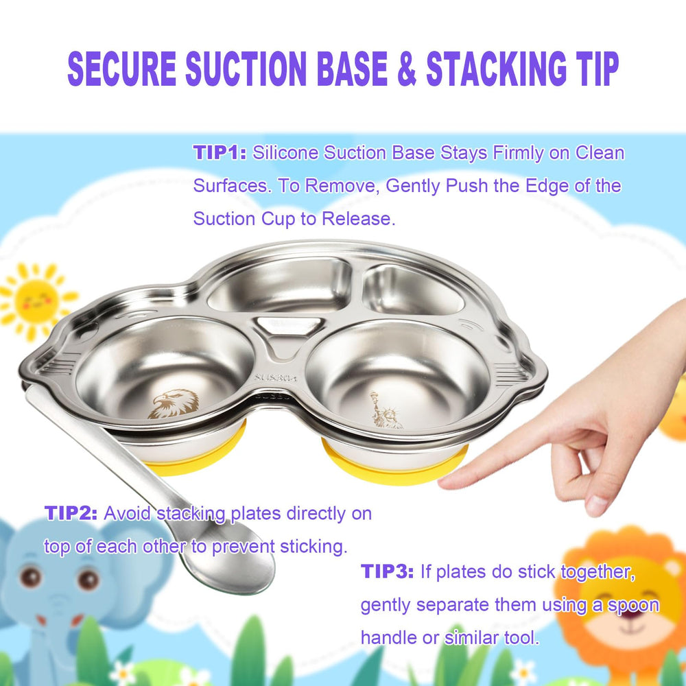 Doueat multi-slot design keeps foods separated for varied meals.