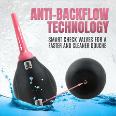 DoucheRight silky-soft silicone closeup highlights flexible, durable material.