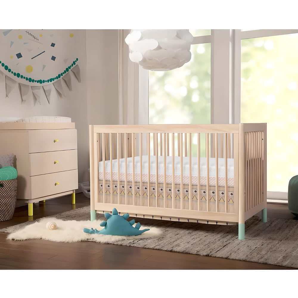 Dourxi Crib Mattress breathable foam layer promotes a cooler night's sleep.