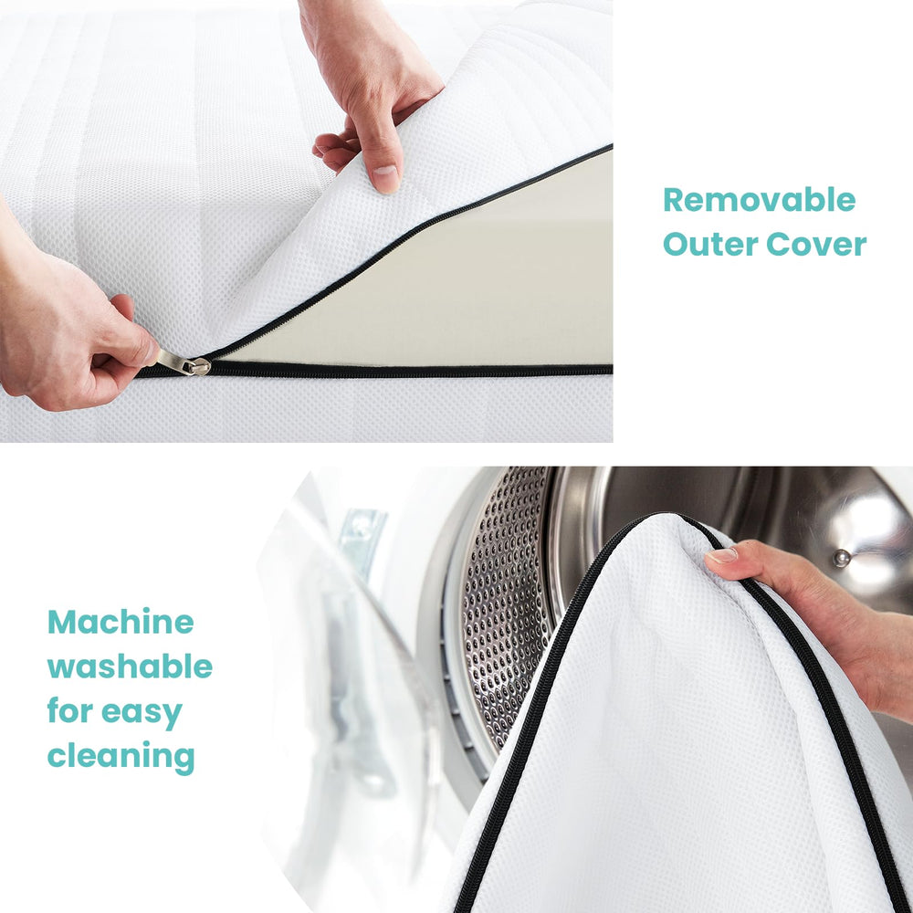 Dourxi mattress measures 52x27.5x6 inches for standard cribs.