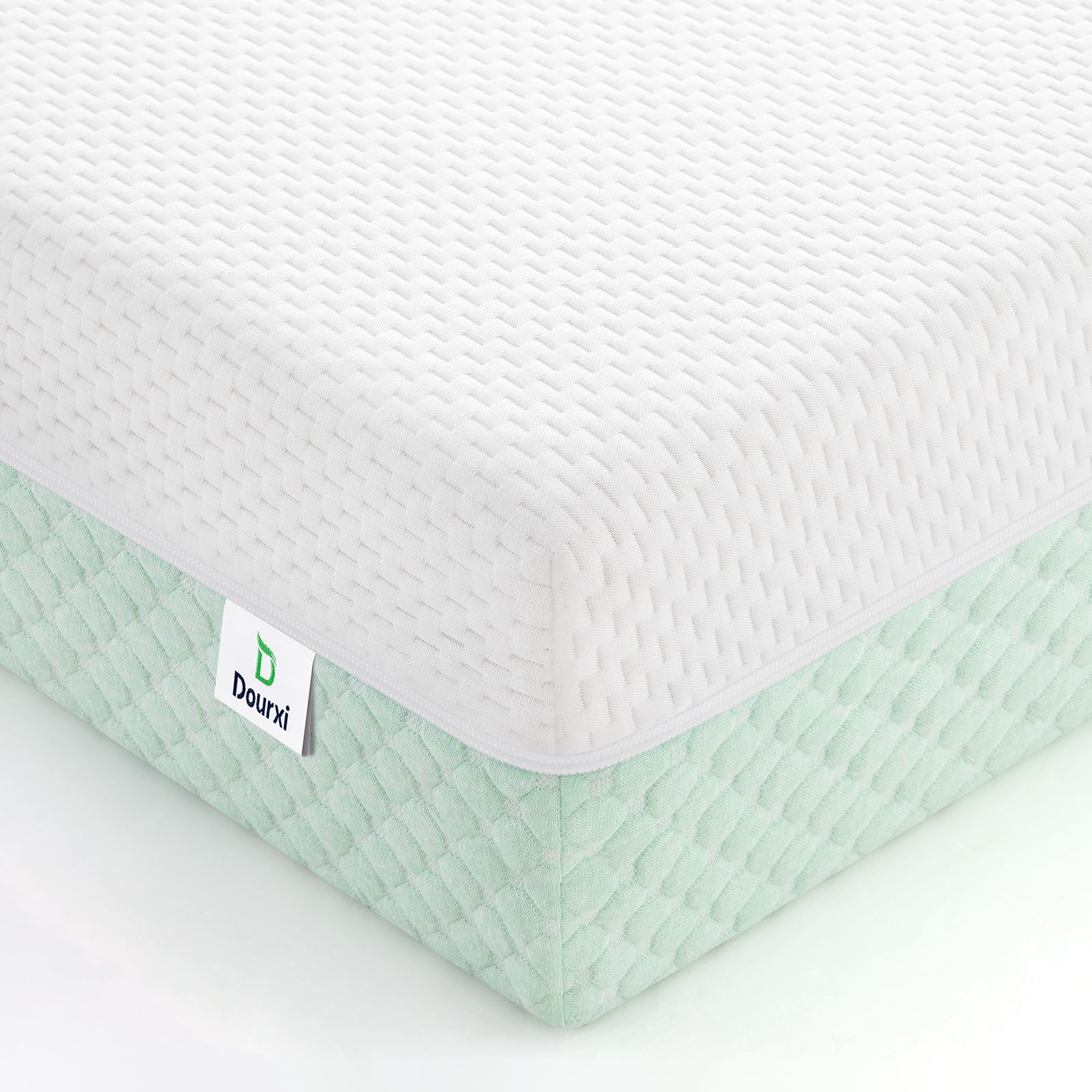 Dourxi crib mattress dual firmness supports infants and toddlers.