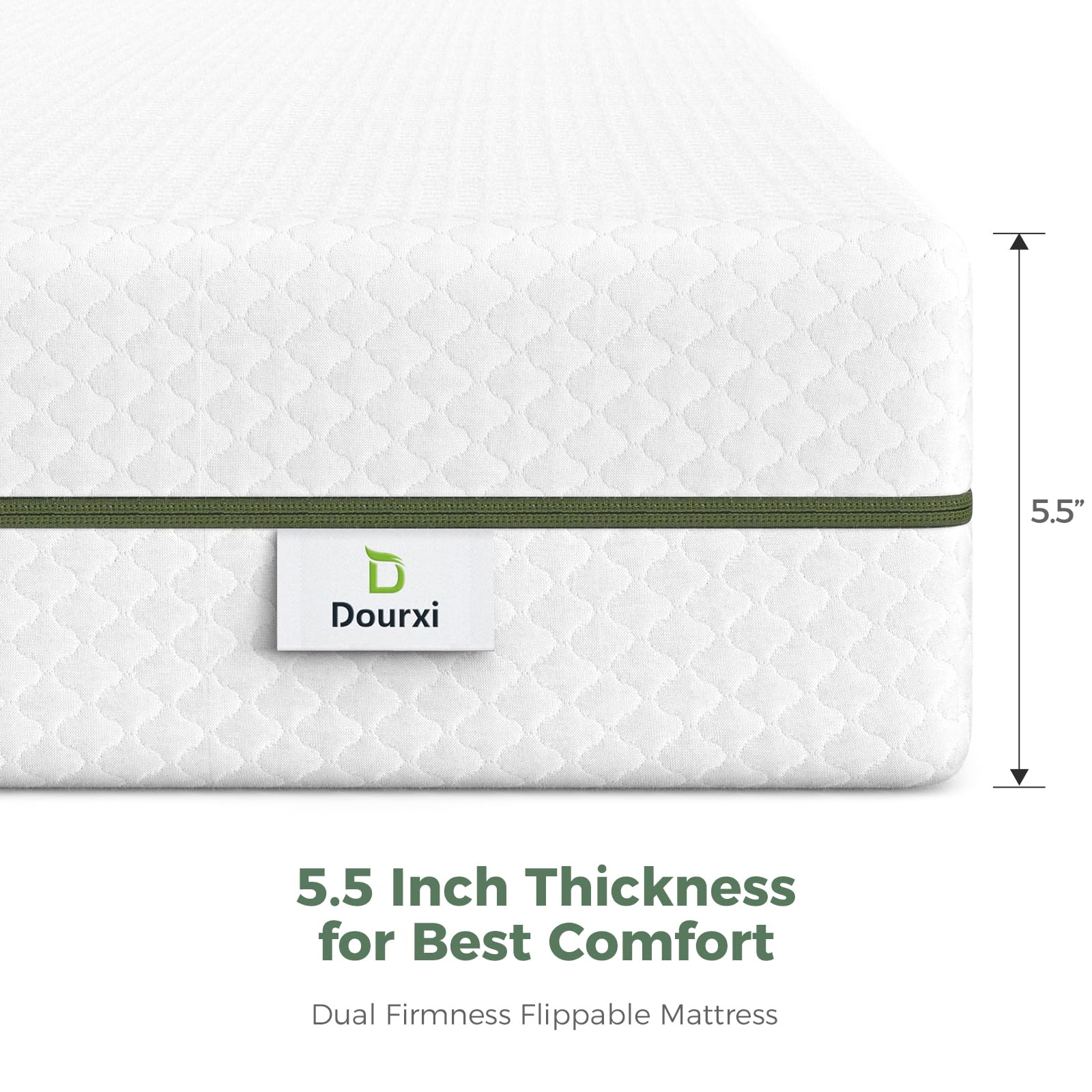 Dourxi mattress in a box ships compactly for easy setup.