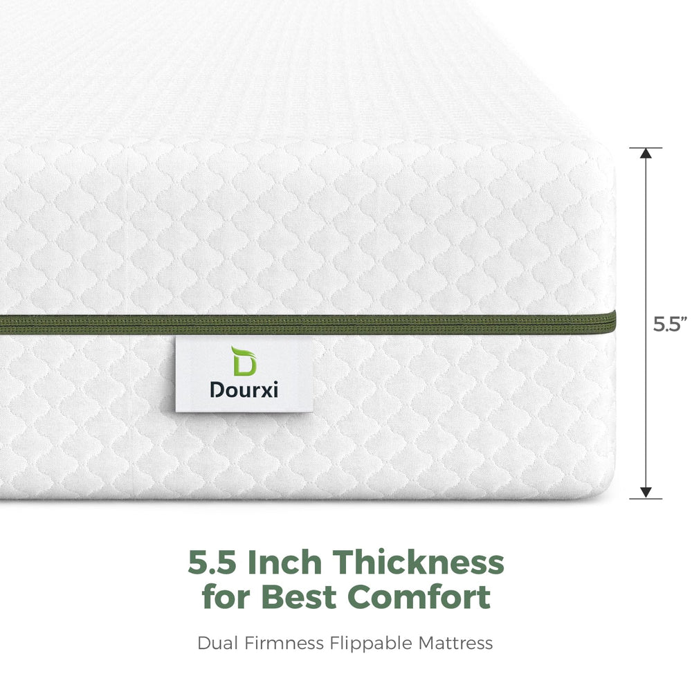 Dourxi mattress in a box ships compactly for easy setup.