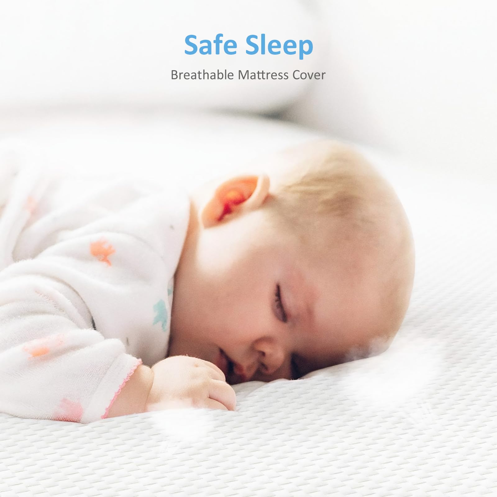 Mattress in a box: Dourxi mini crib mattress ships compactly.