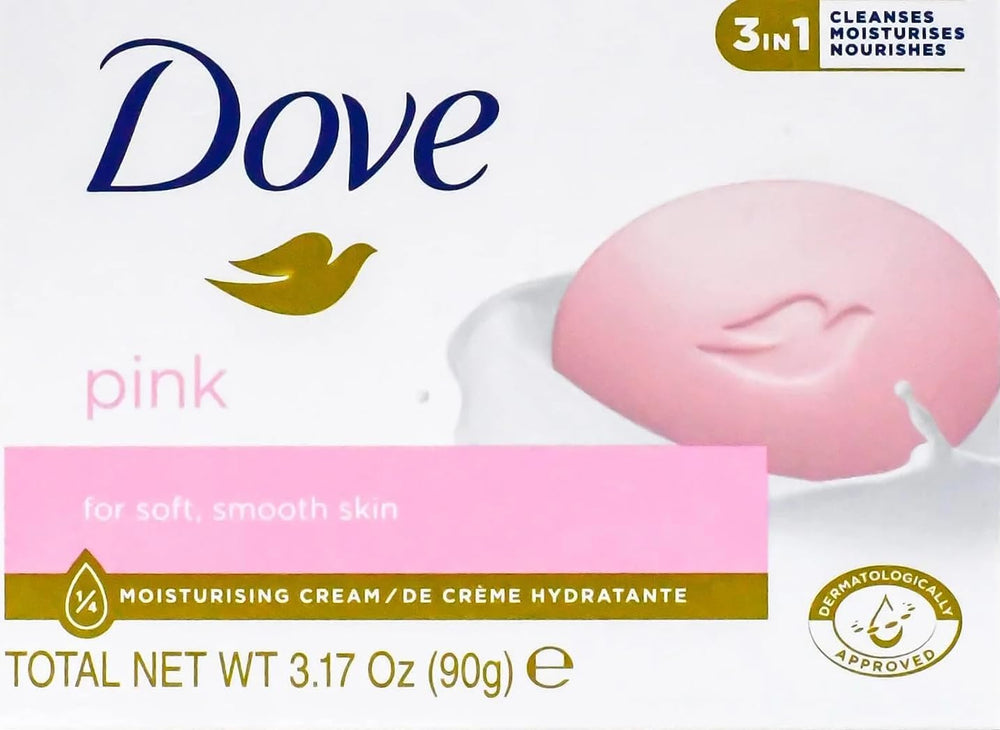 Dove Beauty Bar Pink lather close-up demonstrates creamy moisture for daily use.