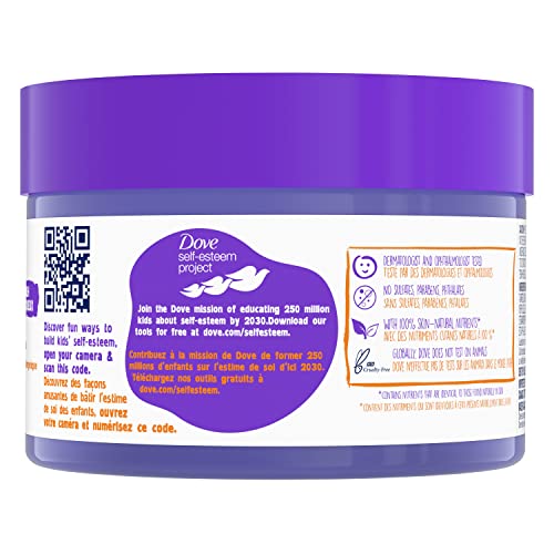 Dove Kids Care Slime Body Wash gooey texture transforming into a mild suds cleanse.