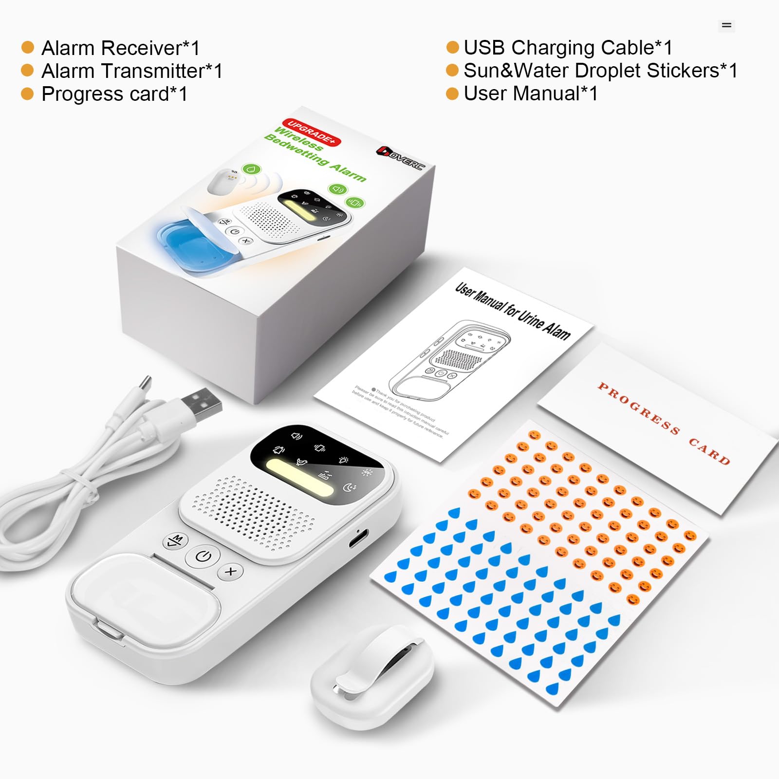 DOVERC battery life lasts up to 20 days between charges