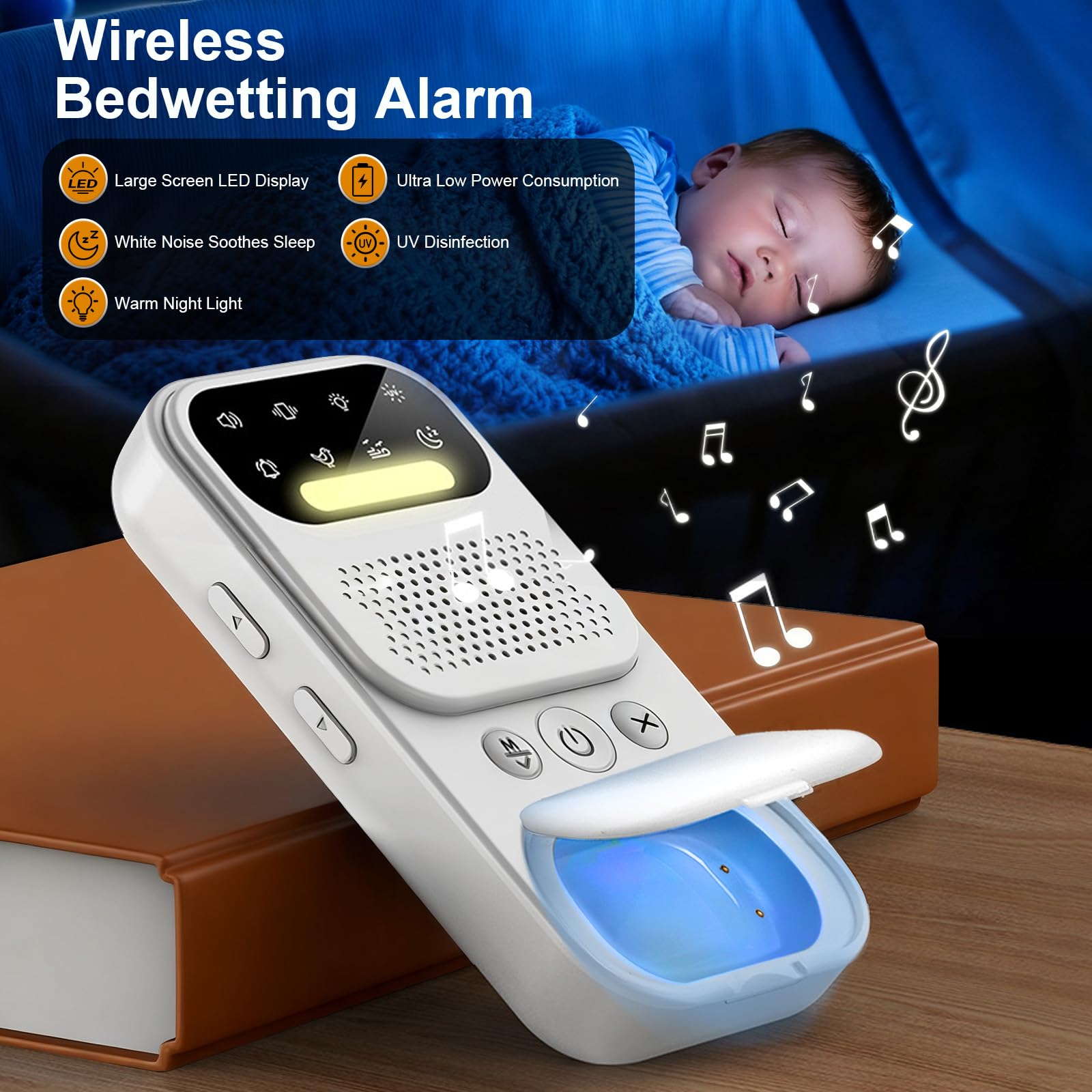 DOVERC urine sensor detects moisture instantly for quick wake-up