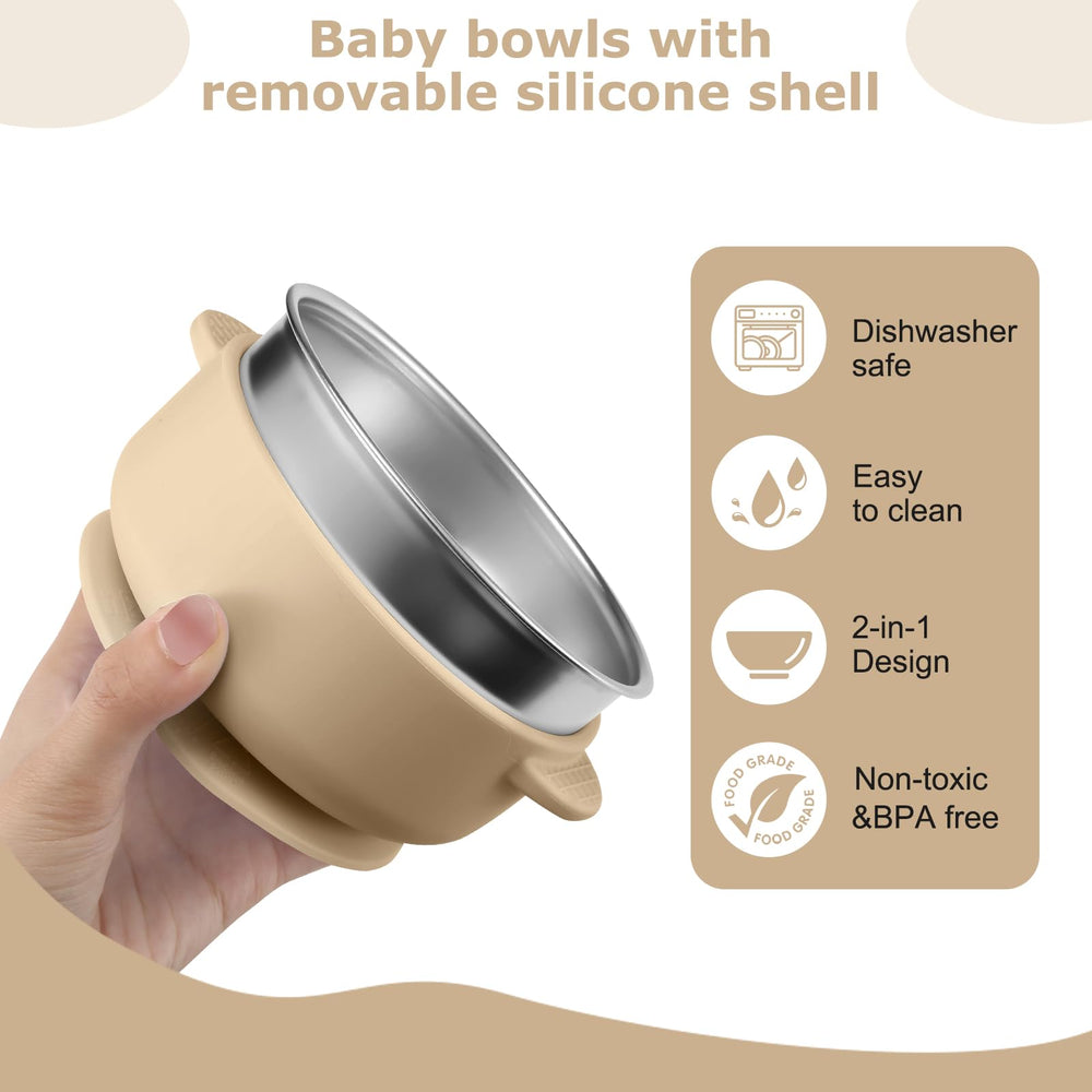 Dovesail 2-pack gray cream color on kitchen counter for everyday meals