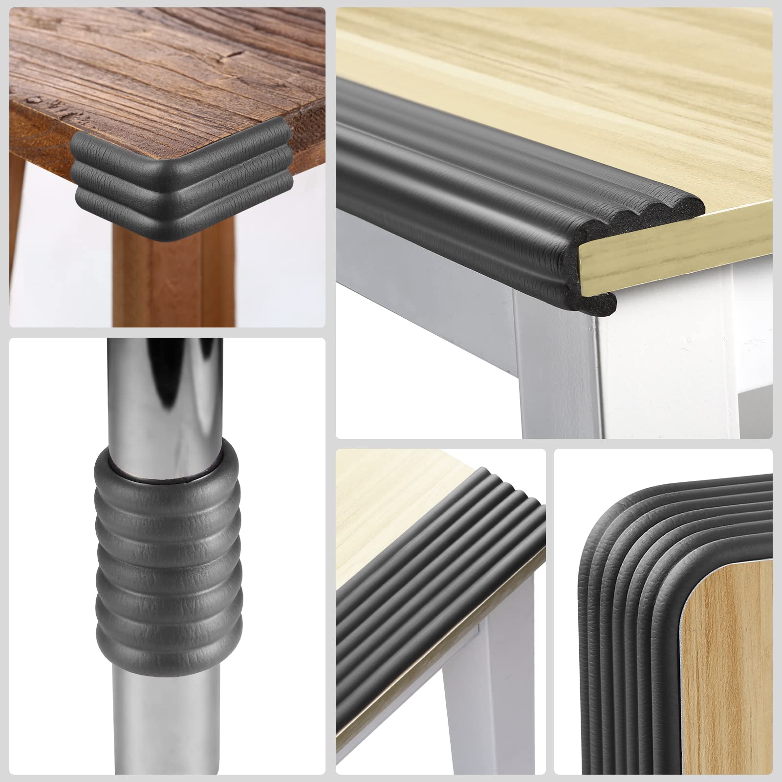 Dovesail edge protector close up showing strong adhesive for secure attachment