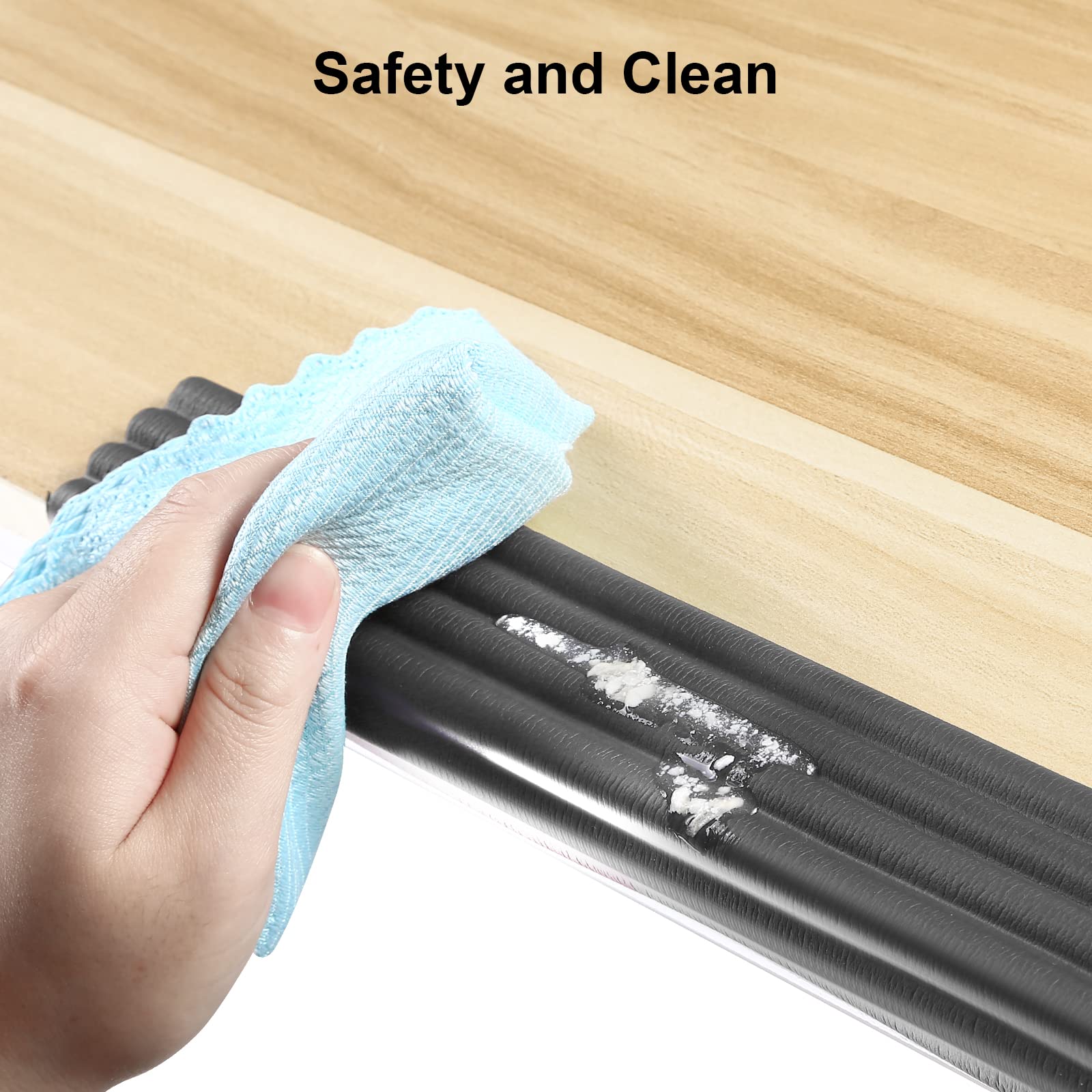 Dovesail soft corner buffer protecting little ones from sharp furniture.
