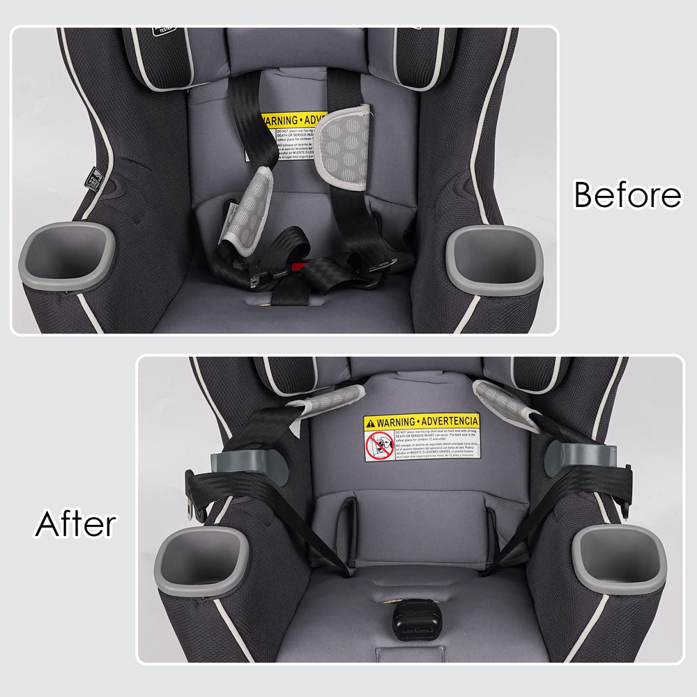 Doytn strap-clip installation in seconds with durable grey finish.