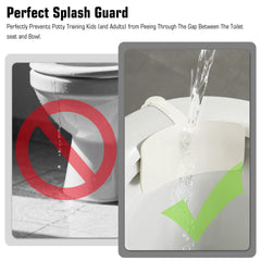 Doytn universal-fit splash guard works with most round or elongated seats