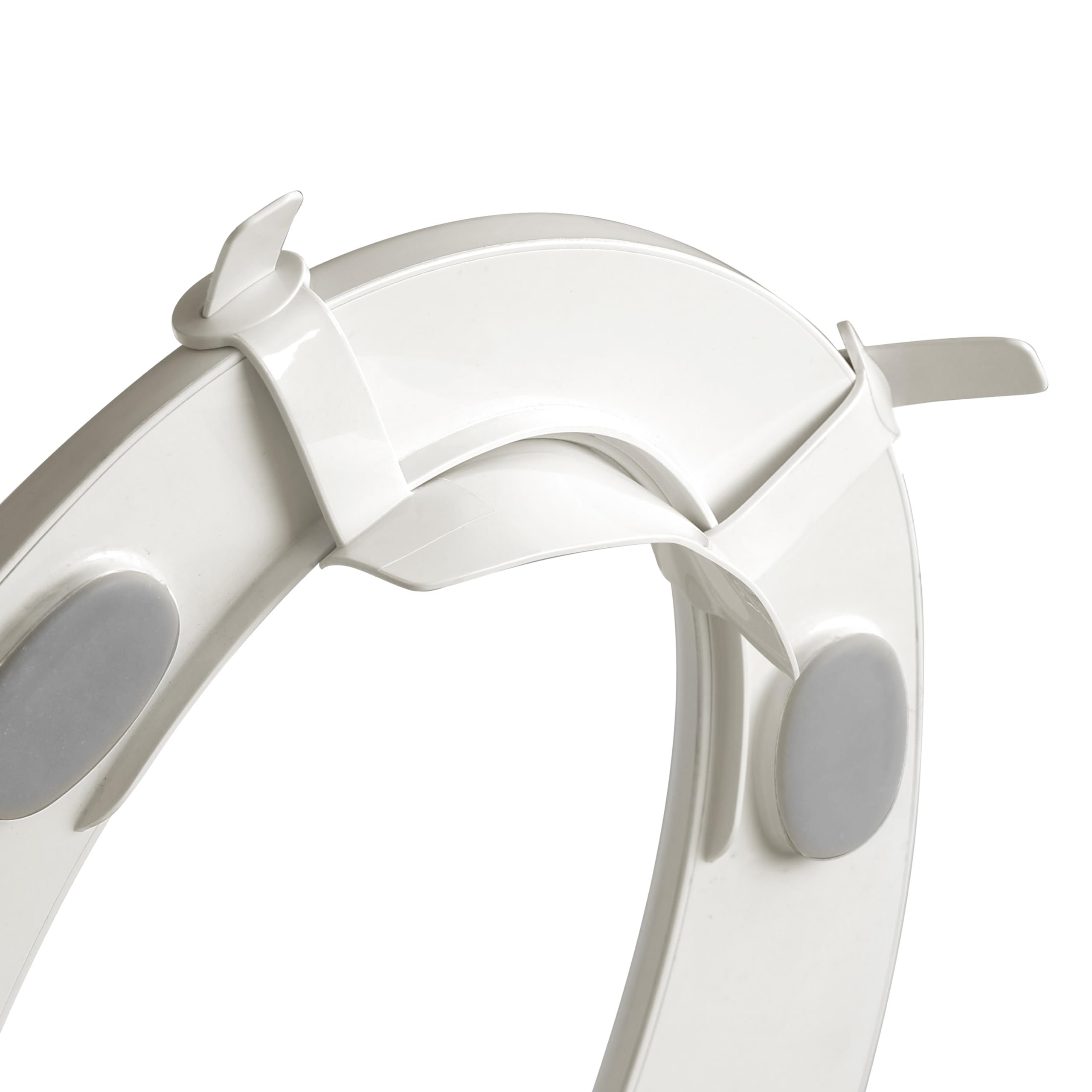 Doytn universal pee deflector on the toilet seat prevents splash and mess.