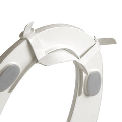 Doytn universal pee deflector on the toilet seat prevents splash and mess.