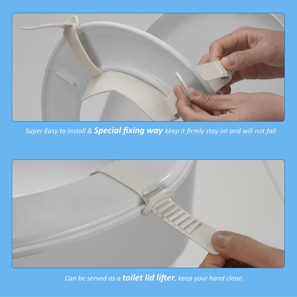 Doytn wide-fit guard for larger toilets providing secure coverage.