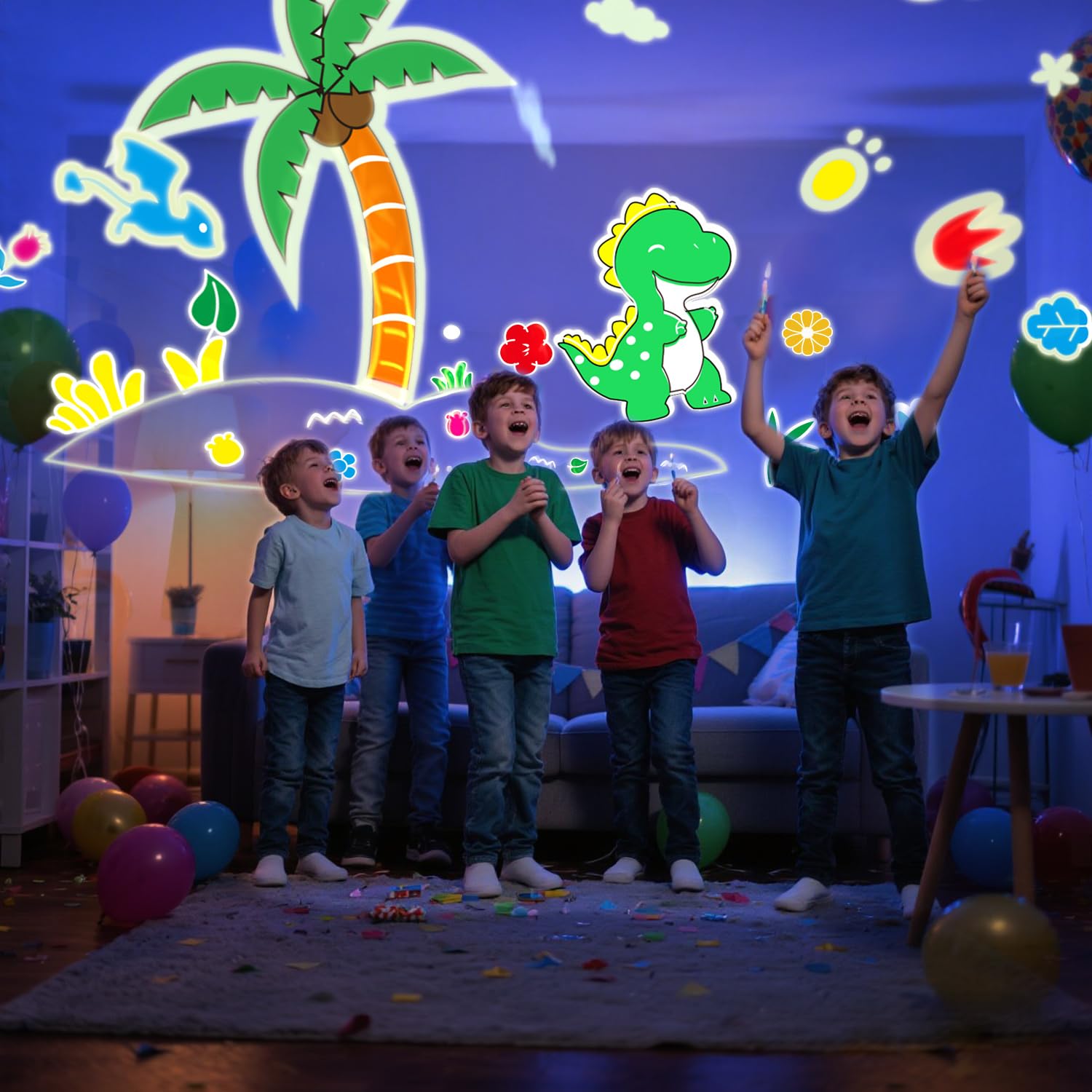 DQMOON remote control night light allows easy brightness and color adjustments