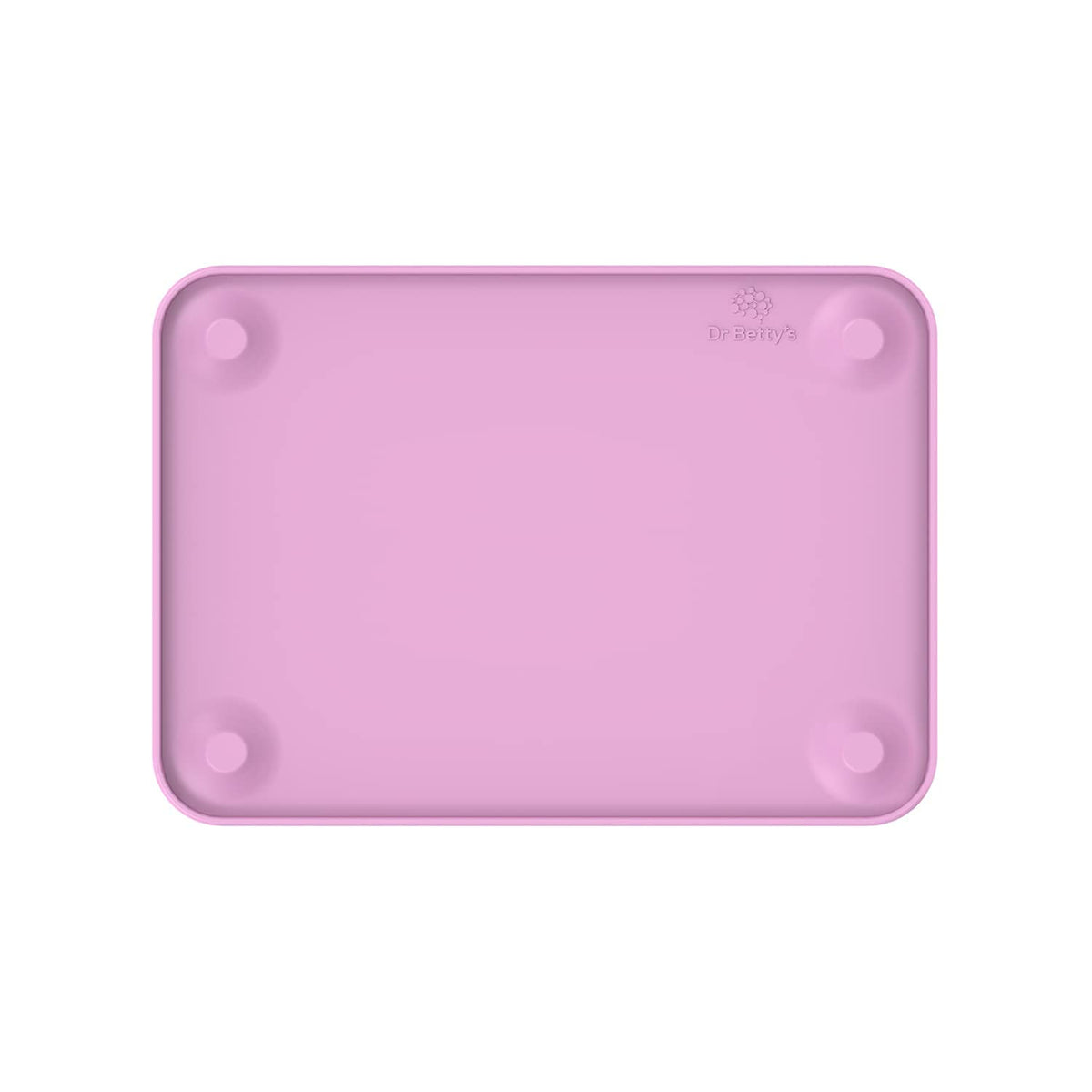 Dr. Betty’s silicone placemat with super suction keeps meals from sliding