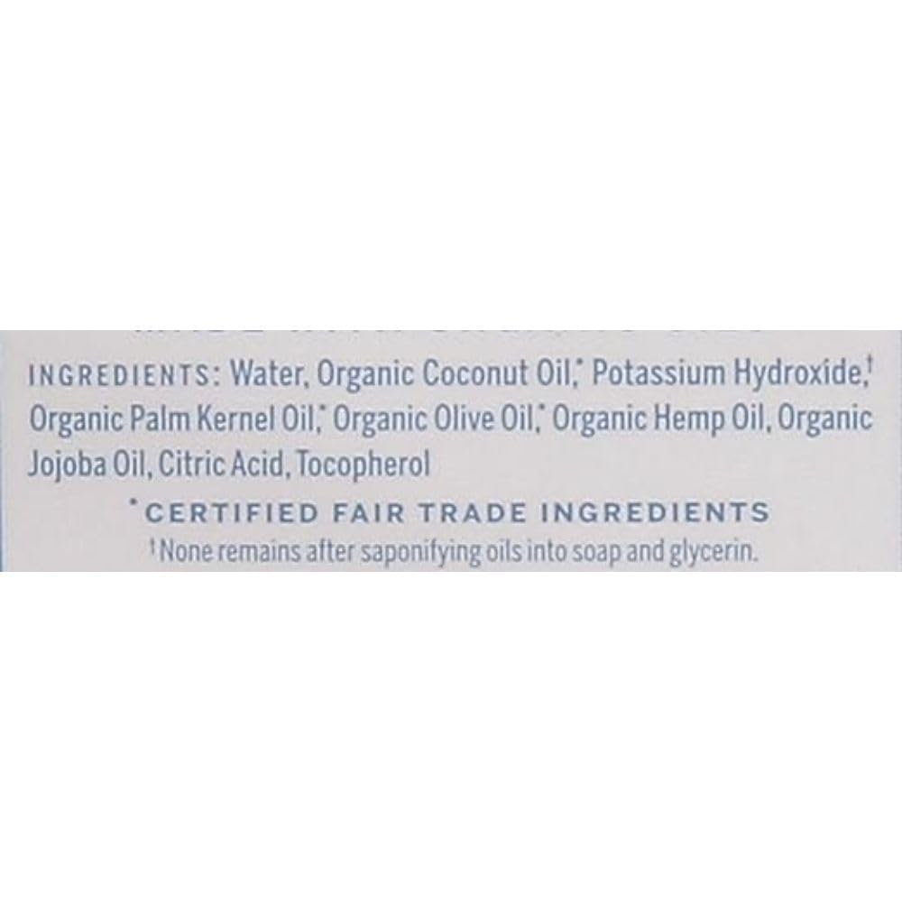 Dr. Bronner's Baby Soap packaging made from recycled materials.