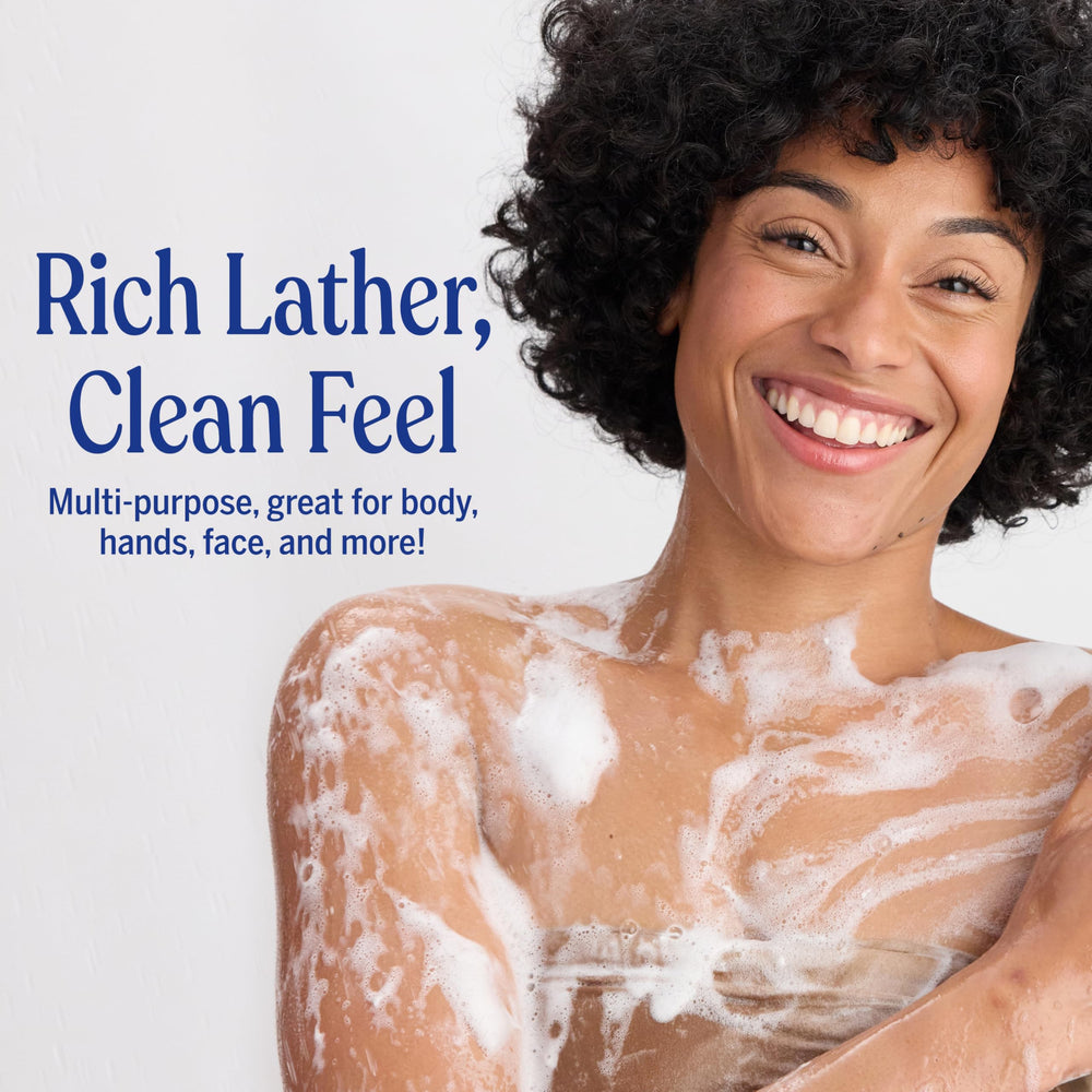Lavender leaves and soap swirl evoke calming bath rituals.