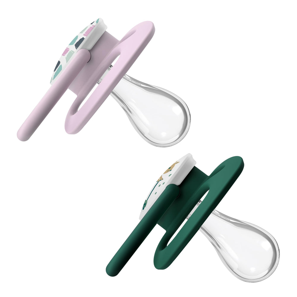 Dr Brown's Advantage pacifier packaged as a convenient 2-pack.