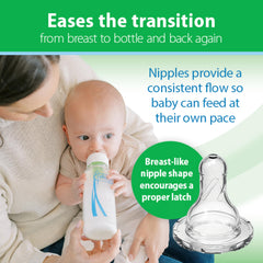 Dr. Brown's anti-colic vent system inside view demonstrates nutrient-preserving design
