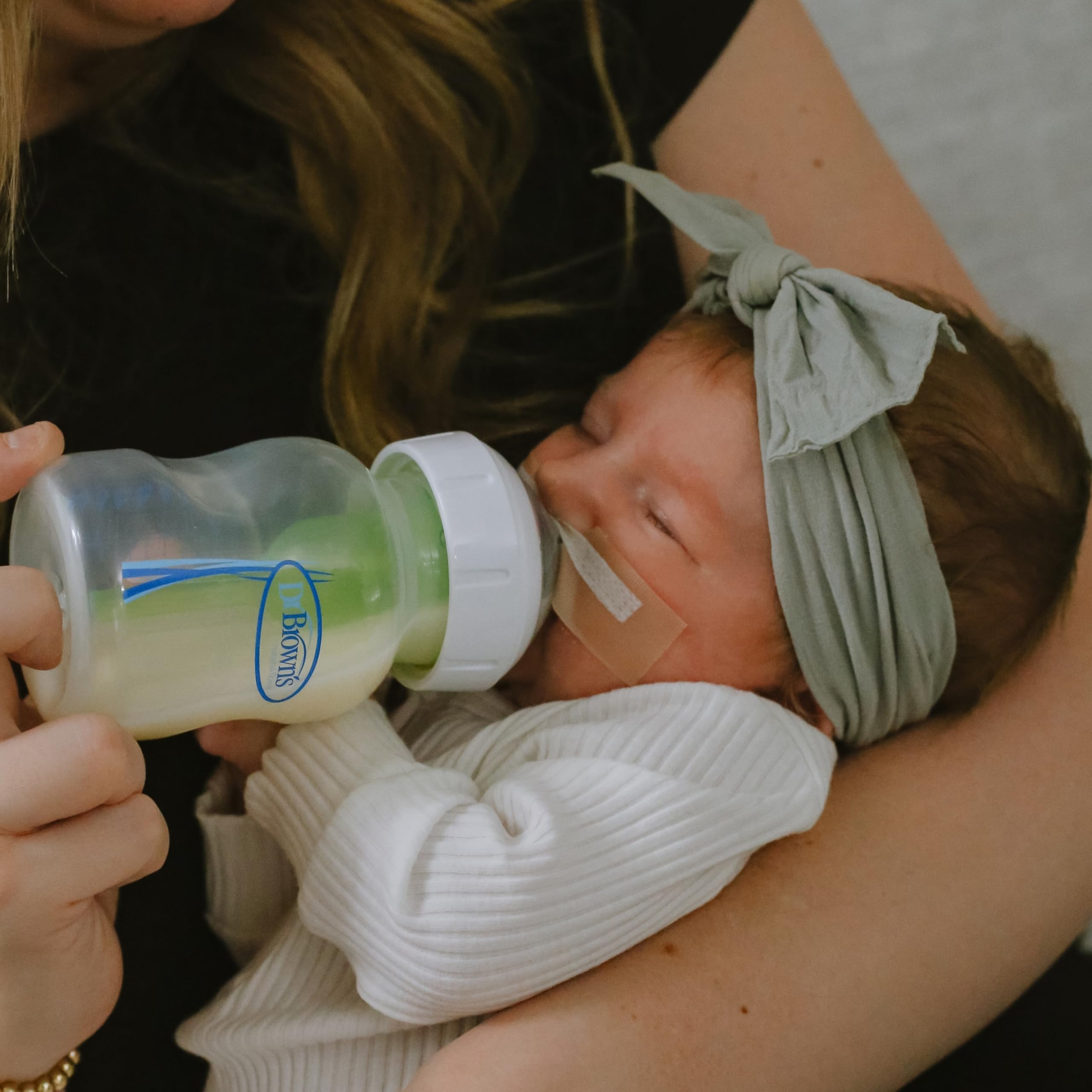 Dr. Brown's Blue One-Way Valve aids infant self-regulation