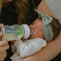 Dr. Brown's Blue One-Way Valve aids infant self-regulation