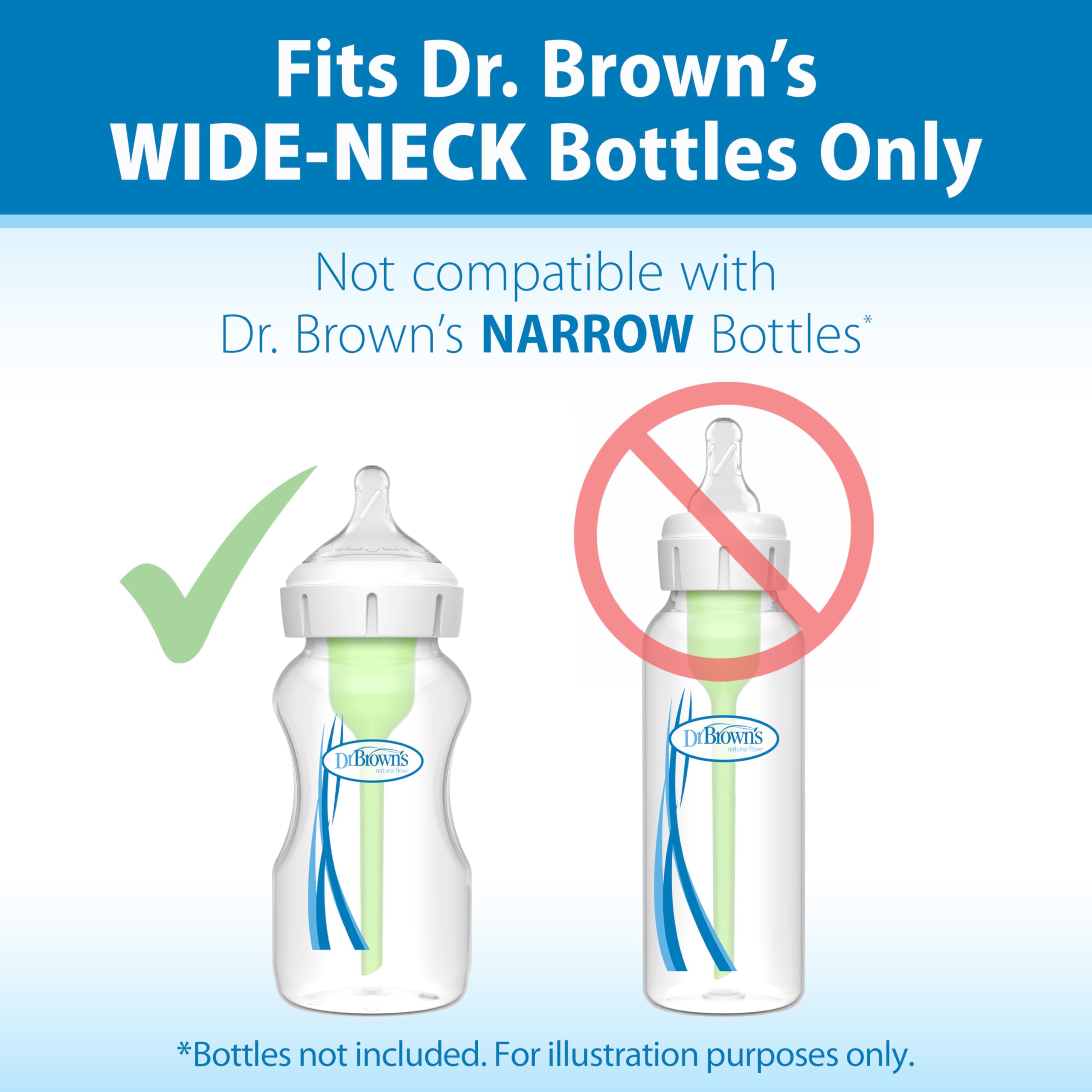 BPA-free design from Dr. Brown’s provides reassurance.