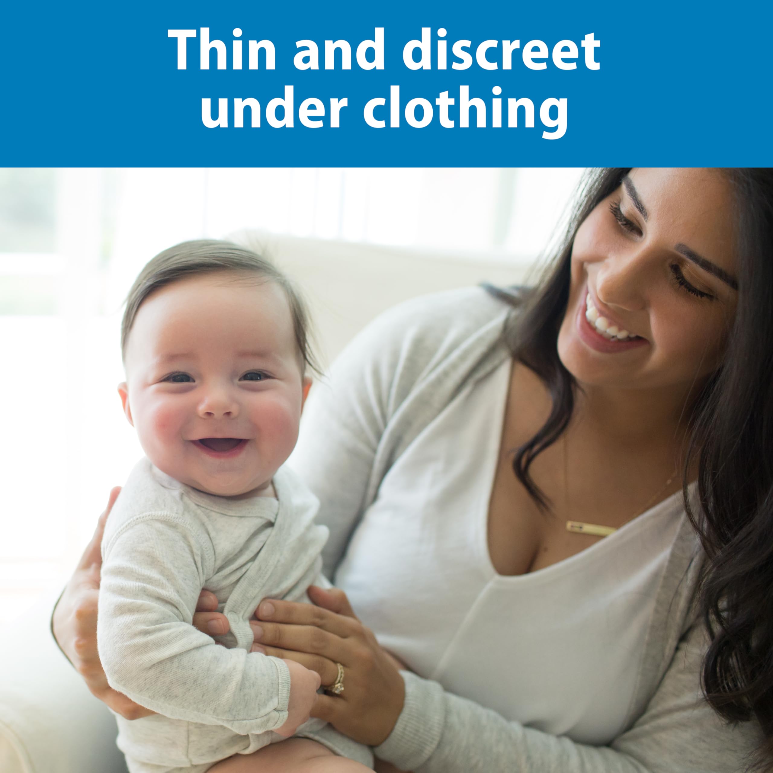 Dr. Brown's leak-proof outer layer helps prevent staining on clothing.