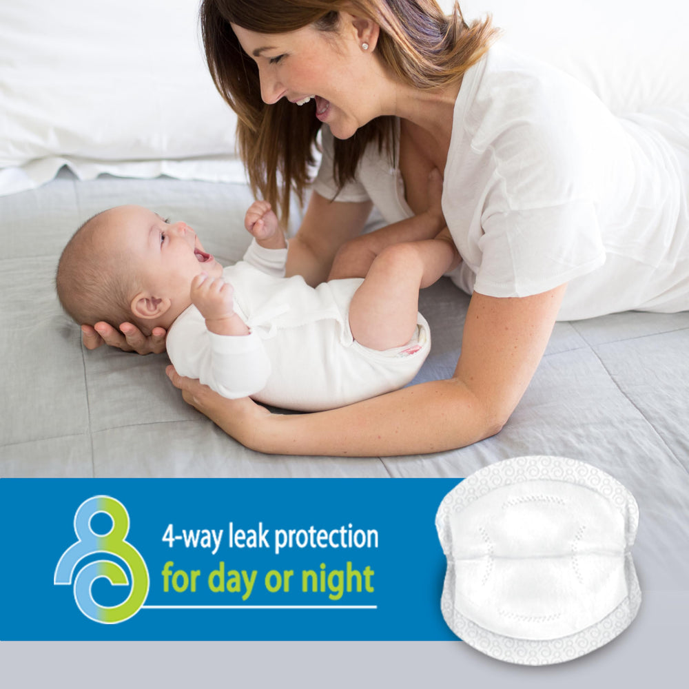 Dr. Brown's soft-breathable materials protect skin during breastfeeding sessions.