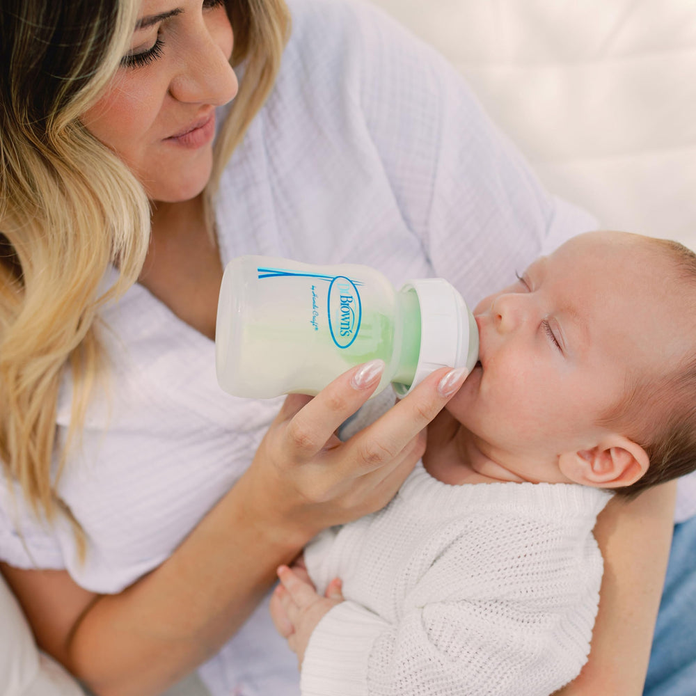 Top rack dishwasher safe glass bottle with BPA-free materials.