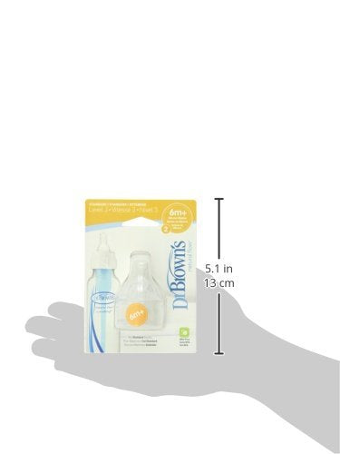 Level 3 nipple supports faster flow, ideal for babies 6 months and older.