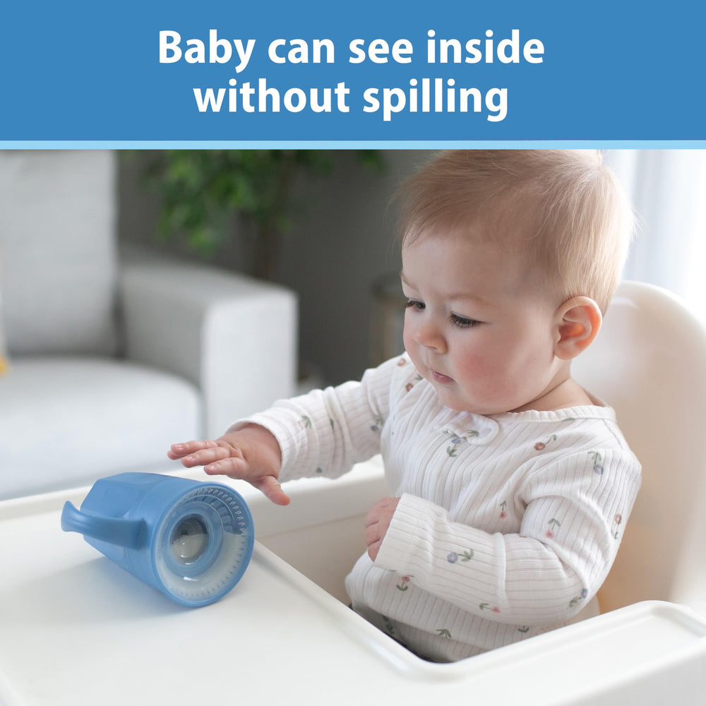 Dr. Brown's Milestones Cheers 360 handles close-up, secure hold for tiny hands.