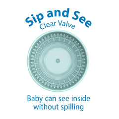 Dr. Brown's Milestones Cheers 360 see-inside valve feature.