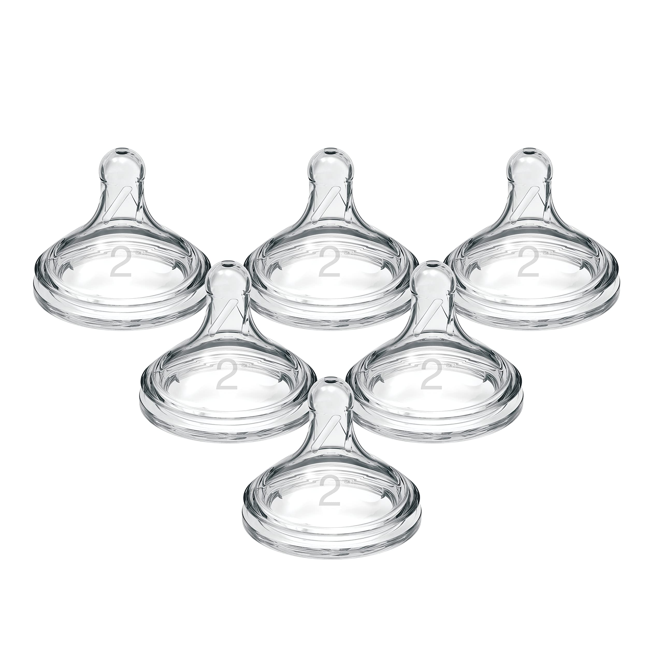 Dr. Brown’s Level 2 nipple in package showing wide-neck compatibility for growing babies.