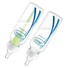 Dr. Brown's Options bottle shows pacer flow with nipple venting.