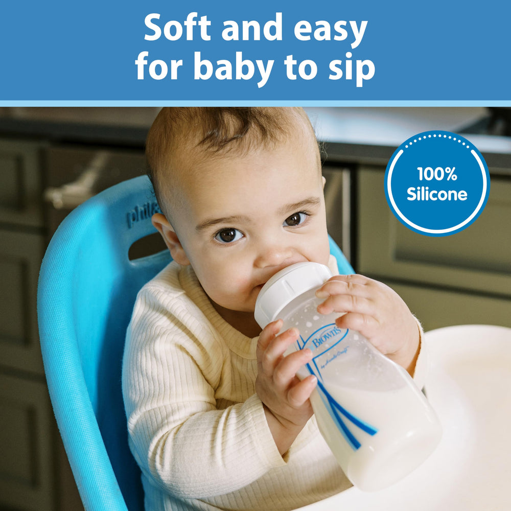 Quick assembly of Dr. Brown's sippy spout on a bottle