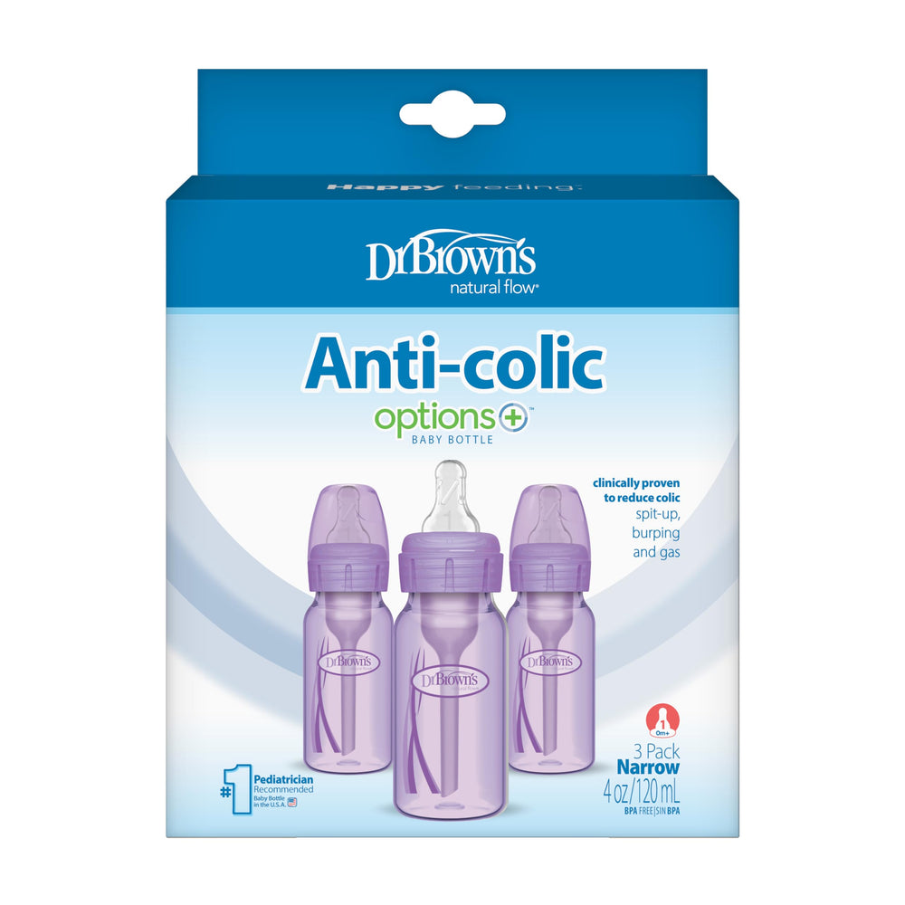 Three-pack of Dr. Brown's bottles ideal for everyday and night feeds