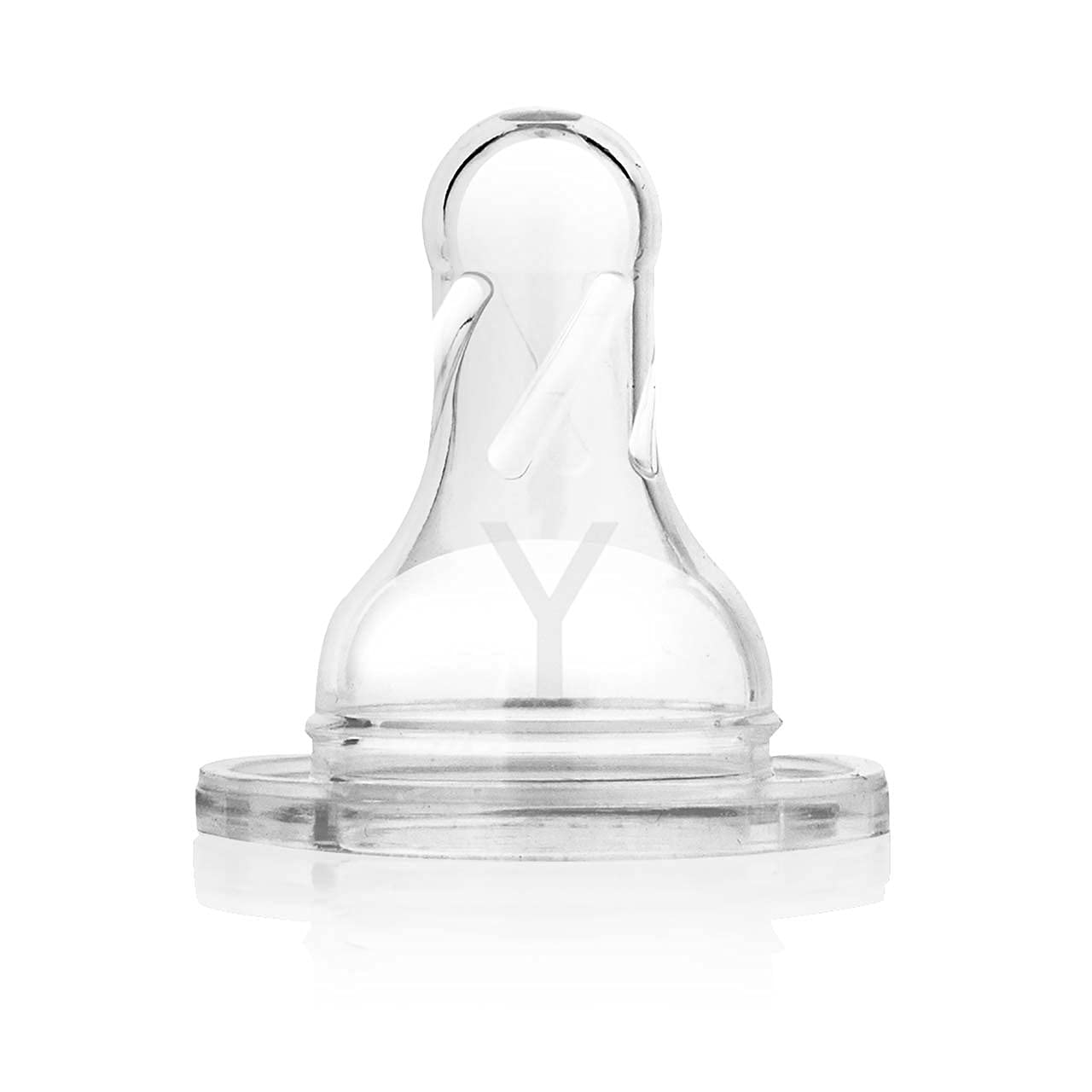 Dr. Brown's silicone nipple tube detail showing smooth surface