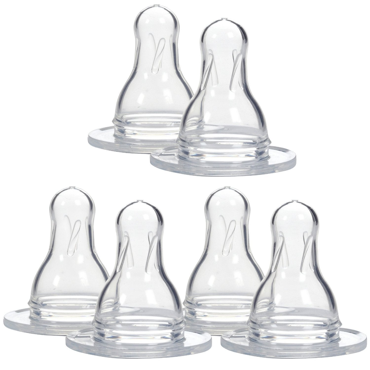 Dr. Brown's Standard Bottle Preemie Nipple with smooth flow for tiny feeders.