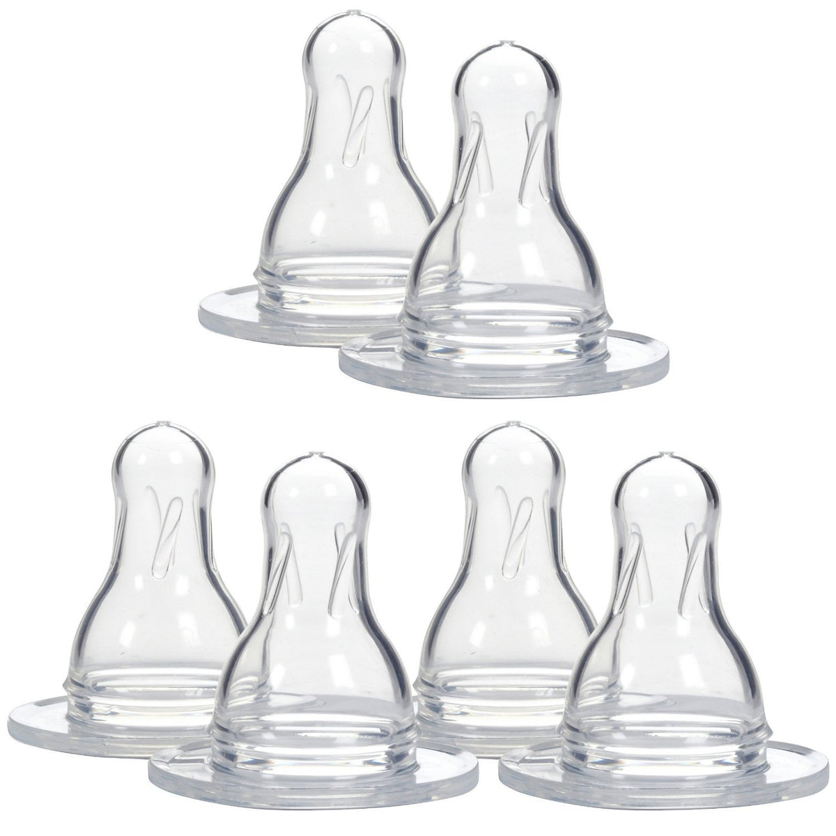 Dr. Brown's Standard Bottle Preemie Nipple with smooth flow for tiny feeders.