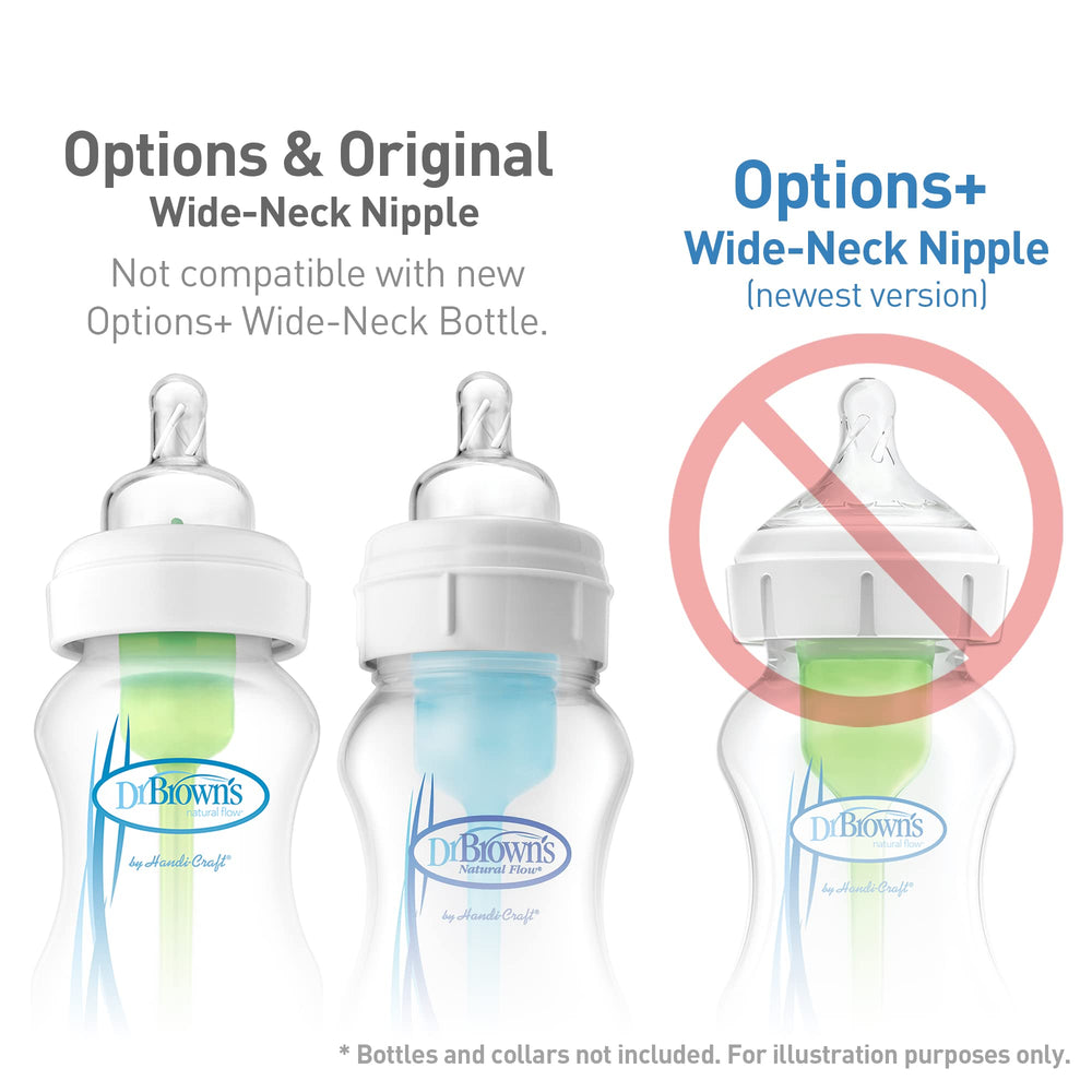 Dr. Brown's Level 2 nipple is dishwasher-safe for easy cleanup.