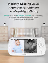 Dr.Care NovaView night vision captures gentle baby movements in dim light.